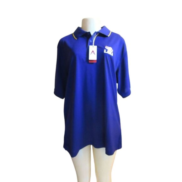 New w Tags, Antigua LSU Tigers Purple Golf Shirt in Size Large - Picture 1 of 5